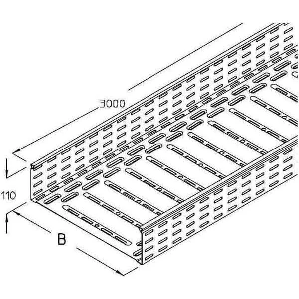 PohlCon (Puk) - Kabelrinne RG 110-30S