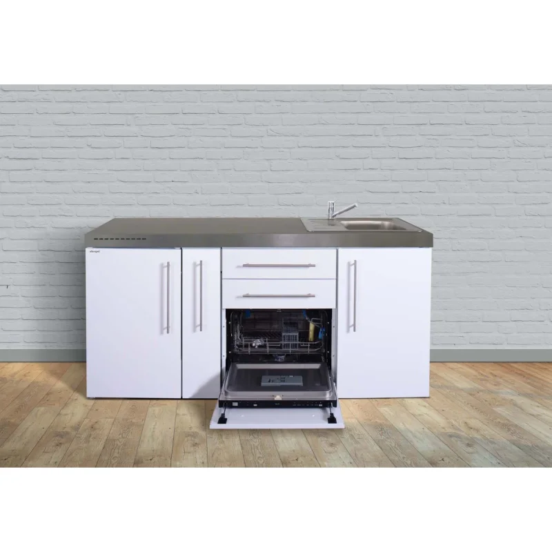 Stengel - Mini-Küche Miniküche Premiumline MPGSSM180AKSGSKSliBr Schwarz matt