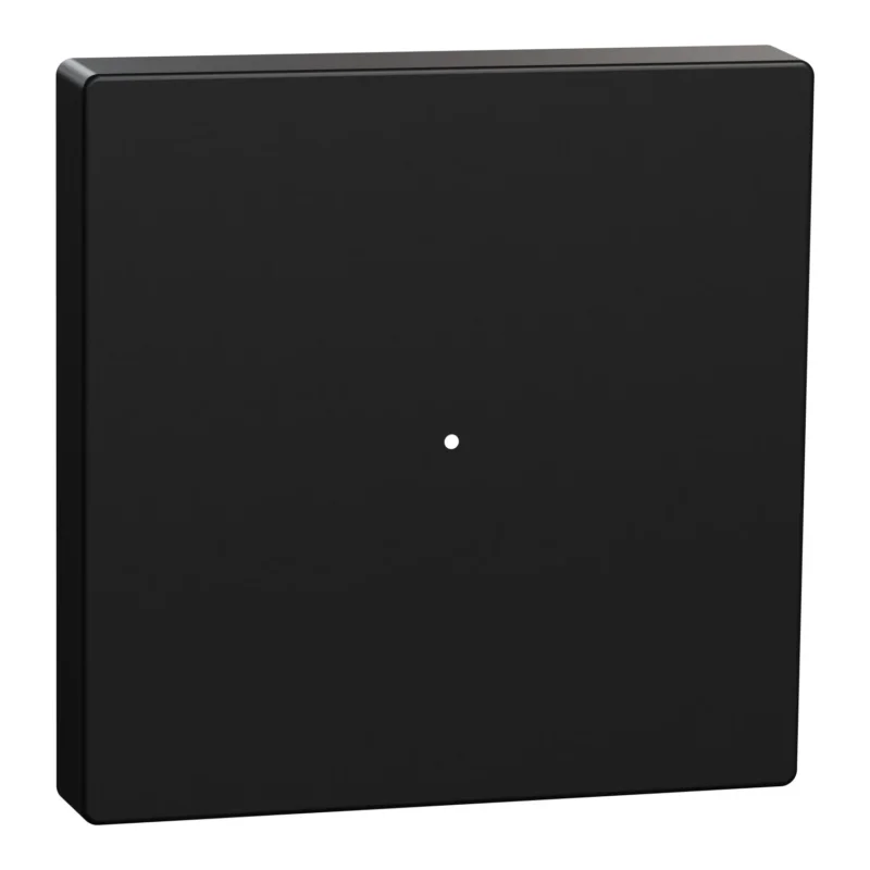 Merten - Abdeckung/Bedienelement für Installationsschalterprogramme Wippe 1f sw matt MEG5210-0403 1fach, schwarz matt