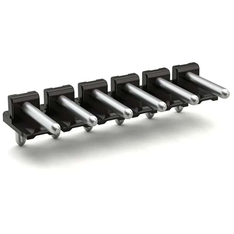 WAGO - Leiterplattensteckverbinder THR-Stiftleiste Lötstift 2092-1732/200-000 1,4mm,abgewinkelt,sw − 200 Stück
