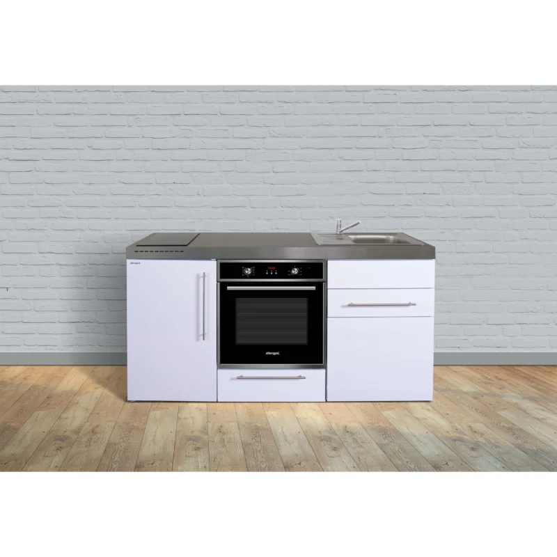 Stengel - Mini-Küche Miniküche Premiumline MPBSG170BOIKFliBreS Schiefergrau