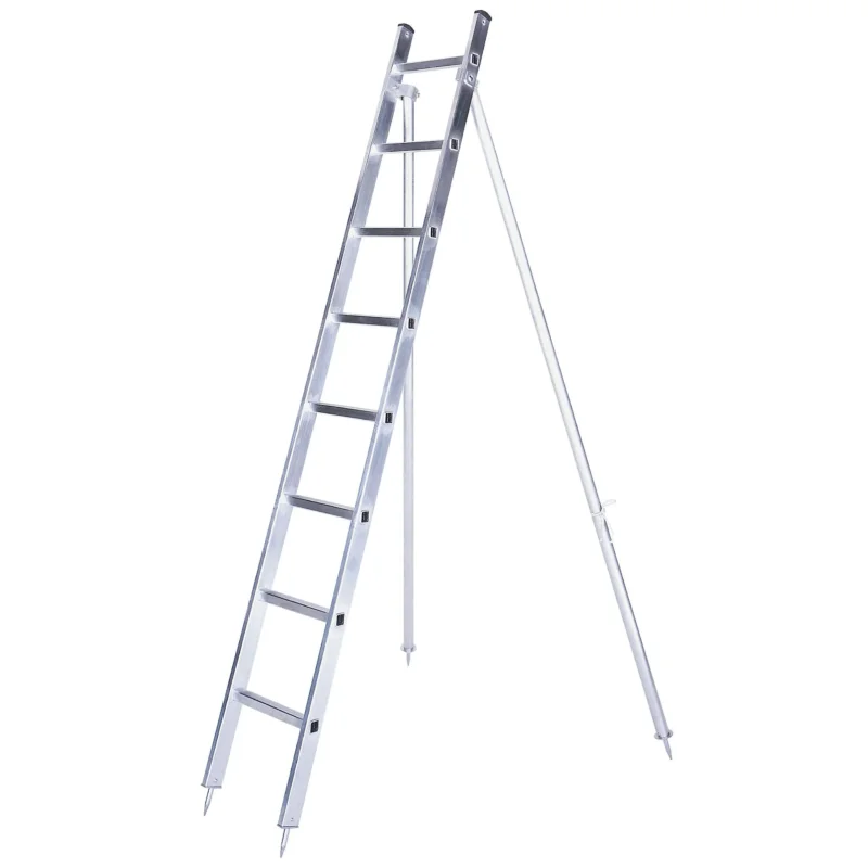 ILLER-LEITER - Sprossenleiter Obstbaumleiter m.Stützen 6610 10 Sprossen