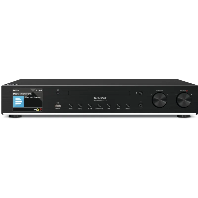 TechniSat - Radio DAB+ Hi-Fi-Komponente DIGITRADIO143CD sw CD,BT,Streaming
