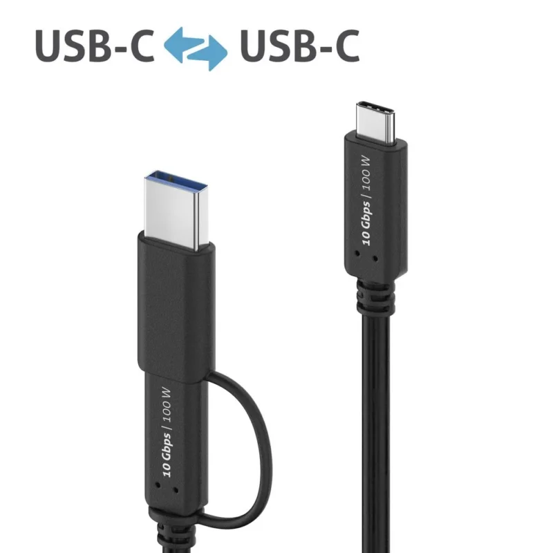 PureLink - PC-Kabel USB-C>C Kabel 0,5m IS2513-005 iSerie,USB-A Aufs