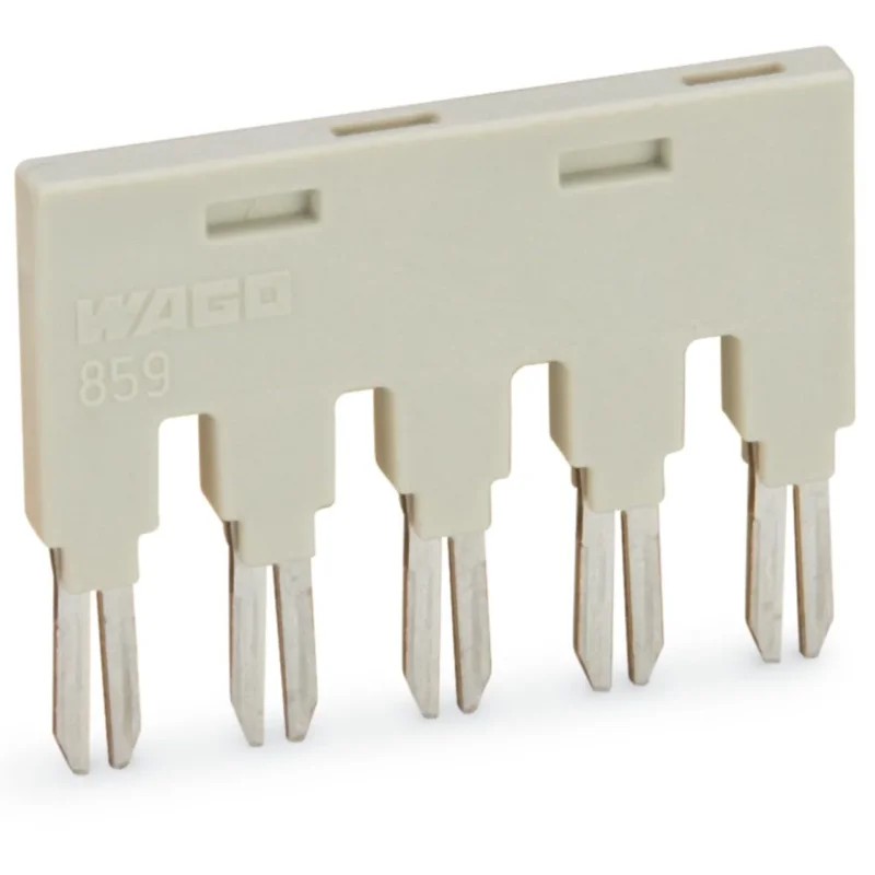 WAGO - Zubehör/Ersatzteile für Schaltrelais Brücker f.Brückungsschacht 859-405/000-029 5-fach,gelb − 25 Stück