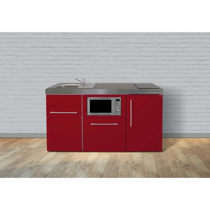 Stengel - Mini-Küche Miniküche Premiumline MPGSMBR160GSMWGKFreB Bordeauxrot