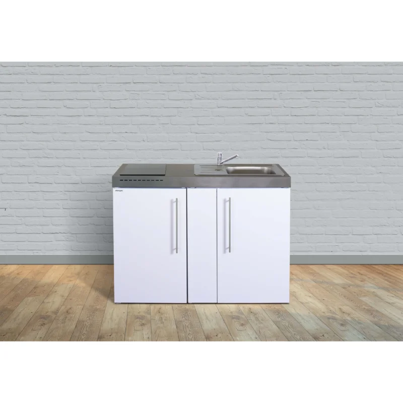 Stengel - Mini-Küche Miniküche Premiumline MP120KSIKFliBre weiß