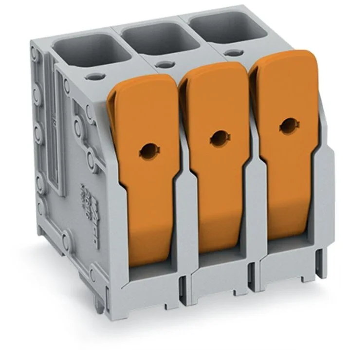 WAGO - Leiterplattenklemme Hebel 2616-3103/020-000 16mm²,grau − 40 Stück
