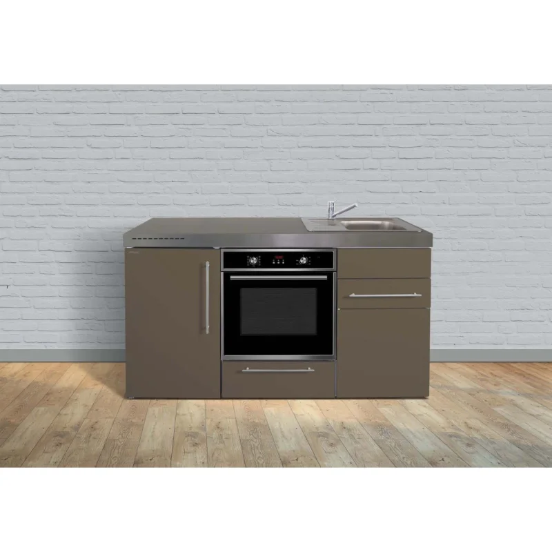 Stengel - Mini-Küche Miniküche Premiumline MPBMM160BOIKFliBreS Mokka metallic