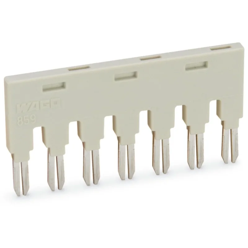 WAGO - Zubehör/Ersatzteile für Schaltrelais Brücker f.Brückungsschacht 859-407/000-029 7-fach,gelb − 25 Stück