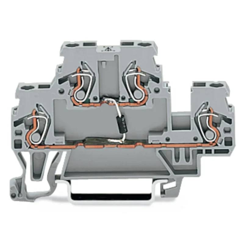 WAGO - Bauelement-Reihenklemme Bauelementklemme 870-540/281-553 Widerstand 1K5,gr − 50 Stück