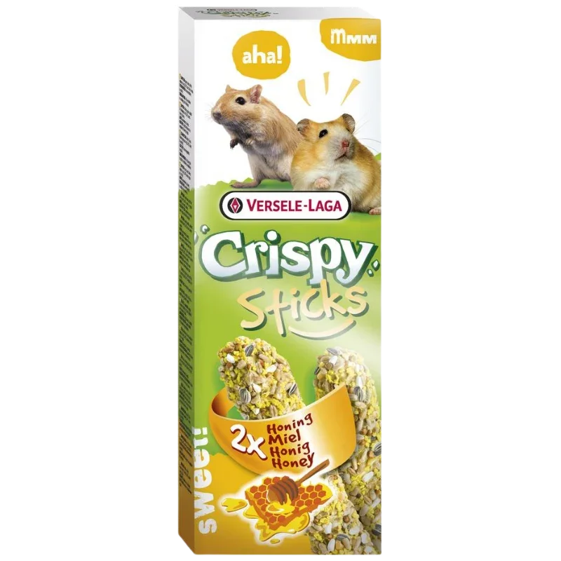 Versele Crispy Sticks Hamster-Rennmäuse Honig