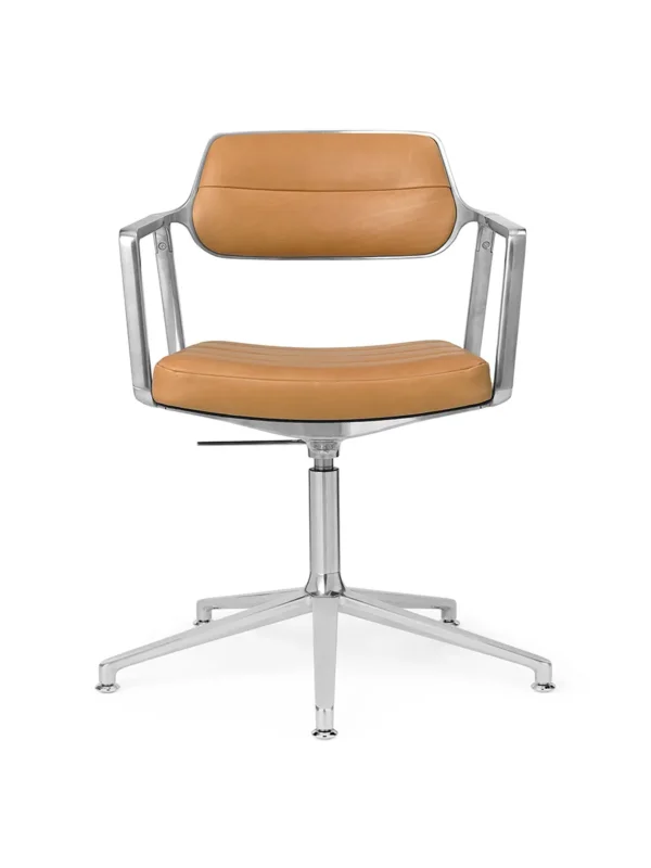 VIPP453 Swivel+ Chair, camel Leder von Vipp