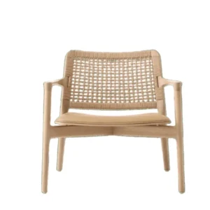 Cabin Lounge-Sessel, Light Oak/Camel von Vipp