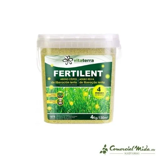 Vitaterra Fertilent abono césped 4 Kg