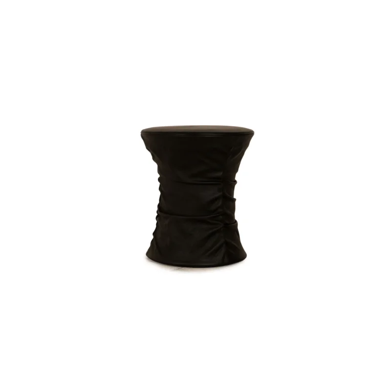 Walter Knoll Bellows Stool Leder Hocker Schwarz Funktion