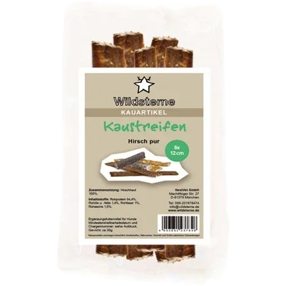 Wildsterne Kaustreifen Hirsch pur 12 cm (30 g)