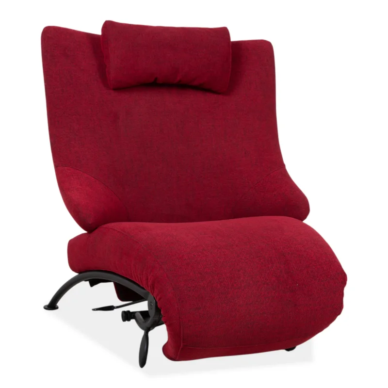WK Solo 699 Stoff Rot Sessel Neubezug manuelle Funktion